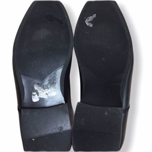 Express SZ 8 mens black leather shoes main image 5